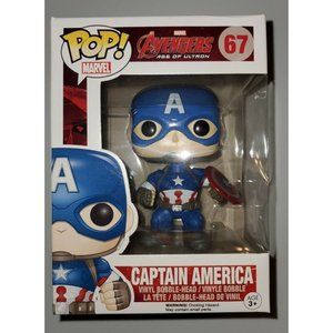 NIB Captain America (Age of Ultron) - Funko Pop # 67 Bobble-head w/protector 